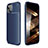 Silicone Candy Rubber TPU Twill Soft Case Cover for Apple iPhone 15 Blue