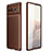 Silicone Candy Rubber TPU Twill Soft Case Cover for Google Pixel 6 5G Brown