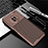 Silicone Candy Rubber TPU Twill Soft Case Cover for Huawei Enjoy 20 Plus 5G Brown