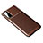 Silicone Candy Rubber TPU Twill Soft Case Cover for Huawei Honor Play4T Pro Brown