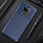 Silicone Candy Rubber TPU Twill Soft Case Cover for Huawei Nova 5i Pro Blue