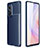 Silicone Candy Rubber TPU Twill Soft Case Cover for Huawei Nova 9 SE Blue