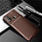 Silicone Candy Rubber TPU Twill Soft Case Cover for Huawei Nova Lite 3 Plus Brown