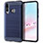 Silicone Candy Rubber TPU Twill Soft Case Cover for Huawei P30 Lite Blue