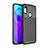 Silicone Candy Rubber TPU Twill Soft Case Cover for Huawei Y6 (2019) Black