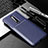 Silicone Candy Rubber TPU Twill Soft Case Cover for OnePlus 8 Blue