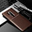 Silicone Candy Rubber TPU Twill Soft Case Cover for OnePlus 8 Pro Brown