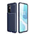 Silicone Candy Rubber TPU Twill Soft Case Cover for OnePlus 9 5G Blue