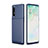 Silicone Candy Rubber TPU Twill Soft Case Cover for Oppo Find X2 Neo Blue