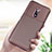 Silicone Candy Rubber TPU Twill Soft Case Cover for Oppo K3 Brown