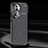 Silicone Candy Rubber TPU Twill Soft Case Cover for Oppo Reno11 Pro 5G Black