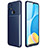 Silicone Candy Rubber TPU Twill Soft Case Cover for Realme 7i RMX2193 Blue