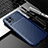 Silicone Candy Rubber TPU Twill Soft Case Cover for Realme 8i Blue