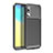 Silicone Candy Rubber TPU Twill Soft Case Cover for Samsung Galaxy A10e Black
