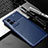 Silicone Candy Rubber TPU Twill Soft Case Cover for Vivo iQOO 8 Pro 5G Blue