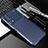 Silicone Candy Rubber TPU Twill Soft Case Cover for Vivo iQOO Z3 5G Blue