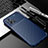 Silicone Candy Rubber TPU Twill Soft Case Cover for Vivo iQOO Z6 5G Blue