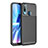 Silicone Candy Rubber TPU Twill Soft Case Cover for Vivo Y12 Black