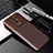 Silicone Candy Rubber TPU Twill Soft Case Cover for Xiaomi Redmi 9 Brown