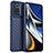 Silicone Candy Rubber TPU Twill Soft Case Cover MF1 for Xiaomi Poco X4 Pro 5G Blue