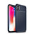 Silicone Candy Rubber TPU Twill Soft Case Cover S01 for Apple iPhone Xs Blue