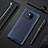 Silicone Candy Rubber TPU Twill Soft Case Cover S01 for Huawei Mate 20 Pro Blue