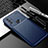 Silicone Candy Rubber TPU Twill Soft Case Cover S01 for Motorola Moto G Play Gen 2 Blue