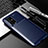 Silicone Candy Rubber TPU Twill Soft Case Cover S01 for Oppo A94 5G Blue