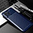 Silicone Candy Rubber TPU Twill Soft Case Cover S01 for Oppo Find X3 5G Blue