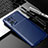Silicone Candy Rubber TPU Twill Soft Case Cover S01 for Oppo Find X5 5G Blue