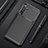 Silicone Candy Rubber TPU Twill Soft Case Cover S01 for Oppo K5 Black