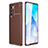 Silicone Candy Rubber TPU Twill Soft Case Cover S01 for Realme GT Master Explorer 5G Brown