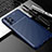 Silicone Candy Rubber TPU Twill Soft Case Cover S01 for Samsung Galaxy A13 4G Blue