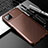 Silicone Candy Rubber TPU Twill Soft Case Cover S01 for Samsung Galaxy A22s 5G Brown