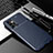 Silicone Candy Rubber TPU Twill Soft Case Cover S01 for Samsung Galaxy A32 5G Blue