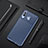 Silicone Candy Rubber TPU Twill Soft Case Cover S01 for Samsung Galaxy A40s Blue