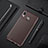 Silicone Candy Rubber TPU Twill Soft Case Cover S01 for Samsung Galaxy M20 Brown