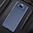 Silicone Candy Rubber TPU Twill Soft Case Cover S01 for Sony Xperia 8 Blue