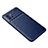 Silicone Candy Rubber TPU Twill Soft Case Cover S01 for Vivo iQOO 9 Pro 5G Blue