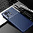 Silicone Candy Rubber TPU Twill Soft Case Cover S01 for Xiaomi Mi Mix 4 5G Blue
