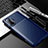 Silicone Candy Rubber TPU Twill Soft Case Cover S01 for Xiaomi Redmi K40 Gaming 5G Blue