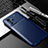 Silicone Candy Rubber TPU Twill Soft Case Cover S01 for Xiaomi Redmi Note 10 Pro 5G Blue
