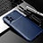 Silicone Candy Rubber TPU Twill Soft Case Cover S01 for Xiaomi Redmi Note 11 5G Blue
