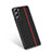 Silicone Candy Rubber TPU Twill Soft Case Cover S02 for Samsung Galaxy S21 Plus 5G Red