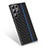 Silicone Candy Rubber TPU Twill Soft Case Cover S02 for Samsung Galaxy S24 Ultra 5G Blue