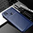 Silicone Candy Rubber TPU Twill Soft Case Cover S02 for Xiaomi POCO C3 Blue