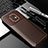 Silicone Candy Rubber TPU Twill Soft Case Cover S02 for Xiaomi Redmi 10X 5G Brown