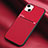 Silicone Candy Rubber TPU Twill Soft Case Cover S03 for Apple iPhone 15 Red