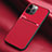 Silicone Candy Rubber TPU Twill Soft Case Cover S03 for Apple iPhone 16 Pro Max Red