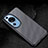 Silicone Candy Rubber TPU Twill Soft Case Cover T01 for Huawei P60 Art Black